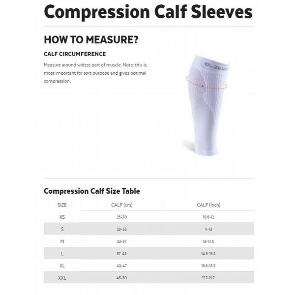 Intense 2.0 Compression Calf Sleeves - Blue/White